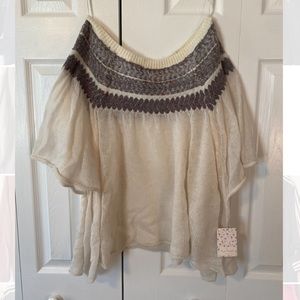 Free People Off the Shoulder Sweater